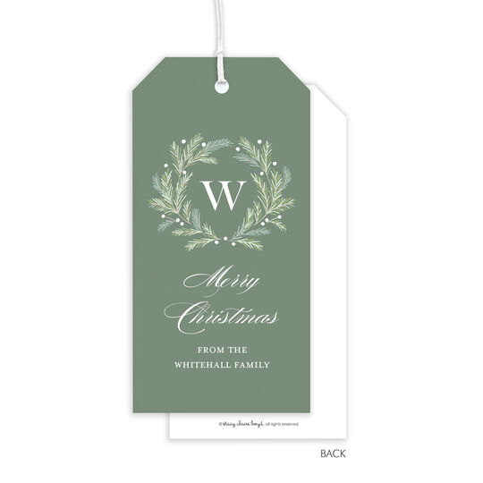 Rosemary Wreath Large Hanging Gift Tags